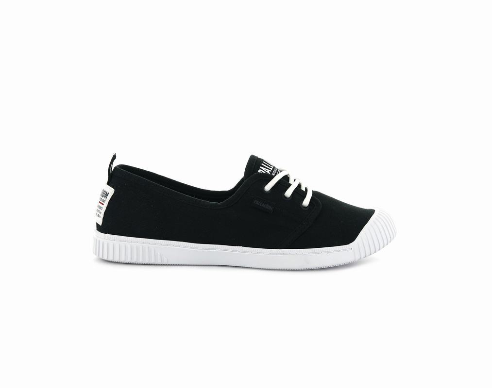 Palladium Easy Sl Women's Low Top Sneakers Black (FDZX09784)